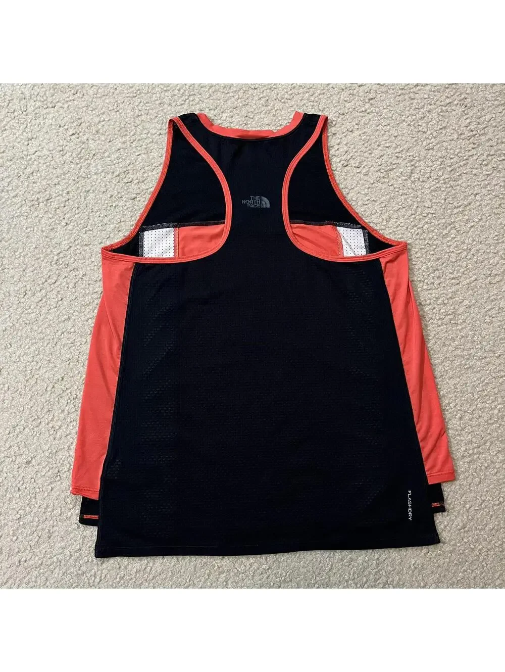 The North Face Womens Red Colorblock Athletic Tank Top Size Medium - Picture 4 of 5